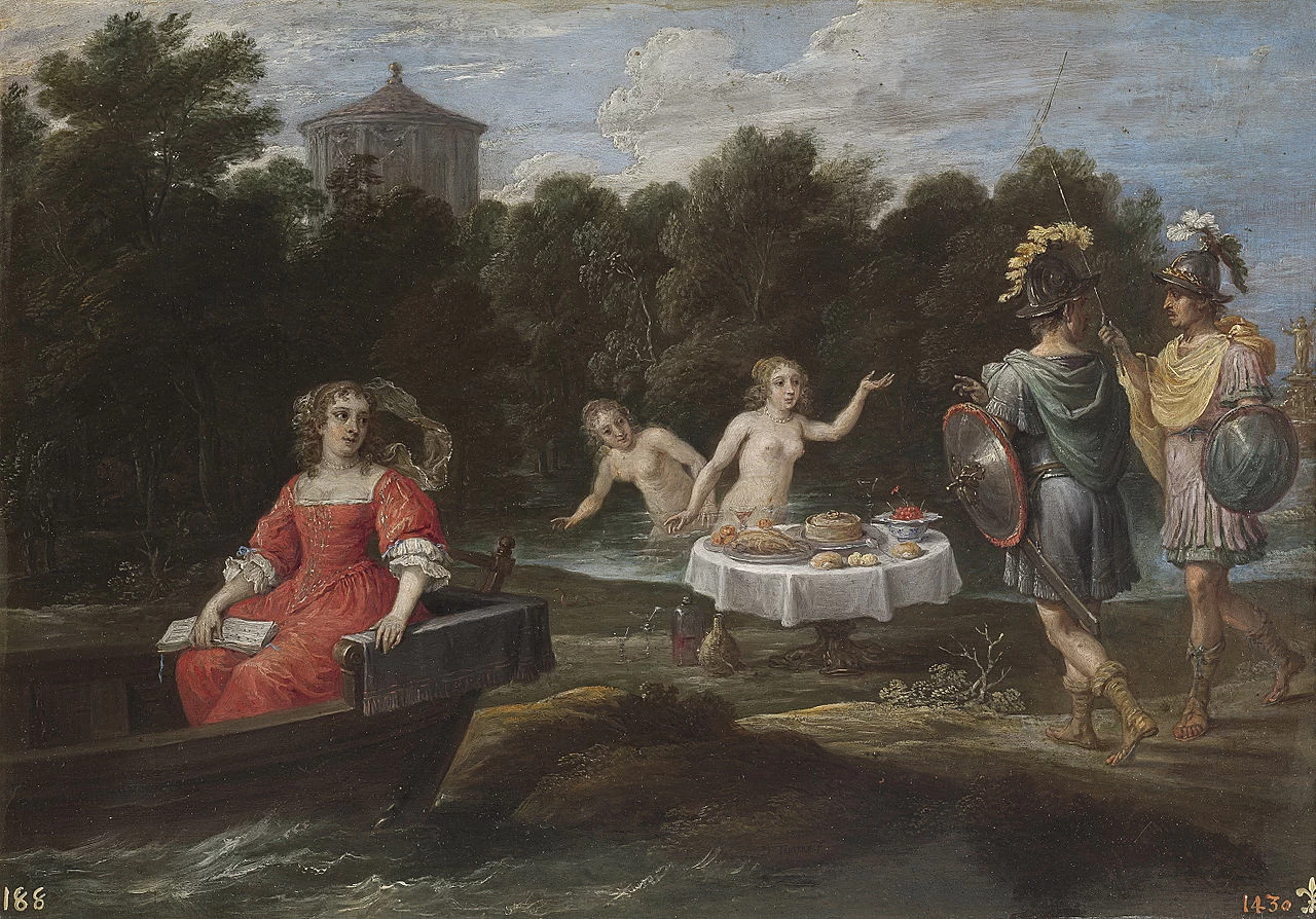 Carlo e Ubaldo sulle Isole Fortunate - Museo del Prado